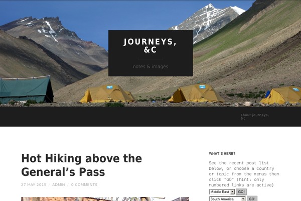 Hemingway theme site design template sample