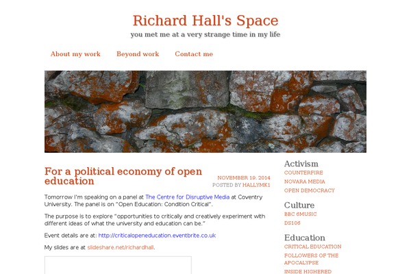 richard-hall.org site used Lagom
