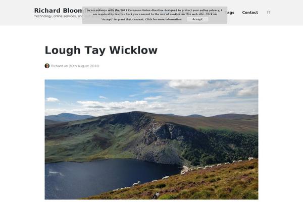 Site using Live Blogging plugin