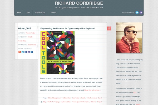 My Blog theme site design template sample