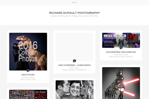 richarddufault.com site used Stacker