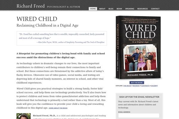 richardfreed.com site used Juxtaprose_author