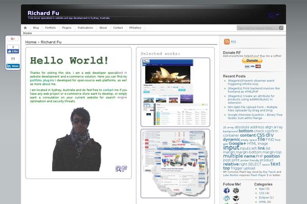 Site using Opacity Tags plugin