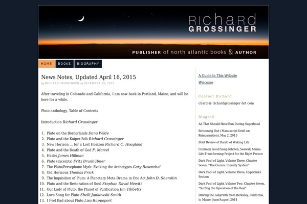 Thesis 1.6 theme site design template sample