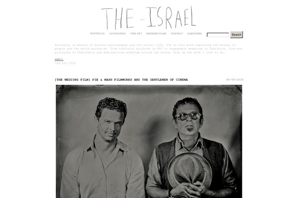 Prophoto4 theme site design template sample