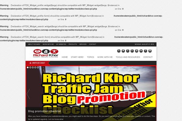 Site using WP Socializer plugin