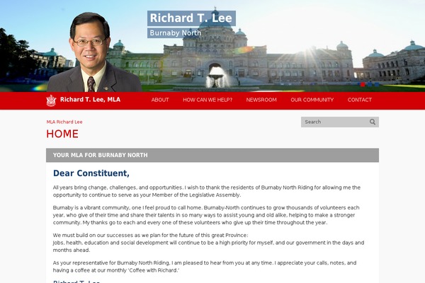 bcgovcaucus_mla theme websites examples