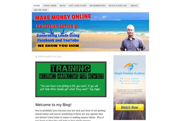 Thesis theme site design template sample