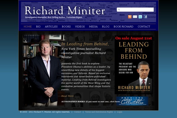 News theme site design template sample