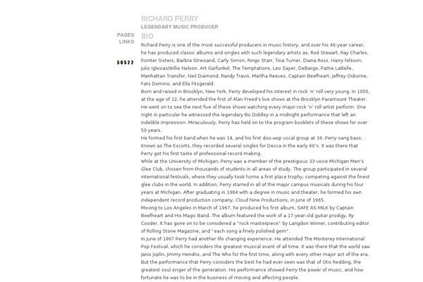 Minimalist theme site design template sample