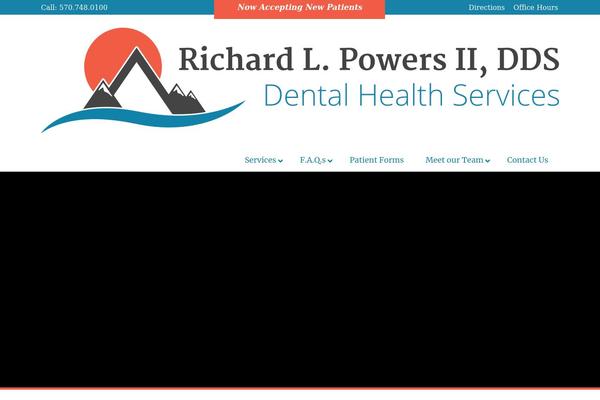 X Child theme site design template sample