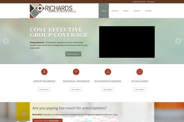 Sapphire theme site design template sample