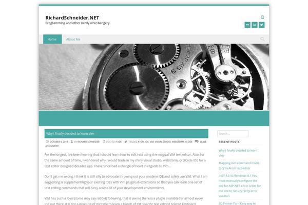 Discovery theme site design template sample