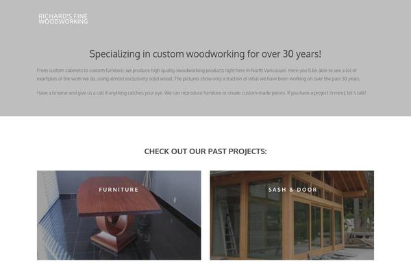 richardsfinewoodworking.com site used Brailie