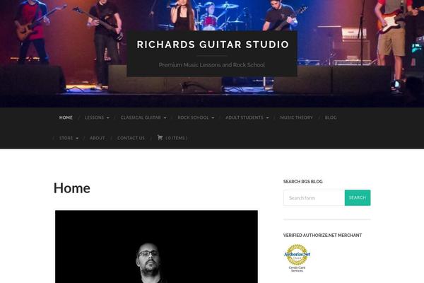 Hemingway theme site design template sample