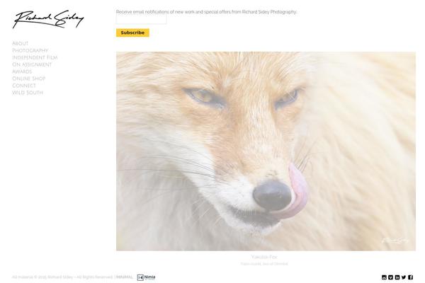 Milo theme site design template sample