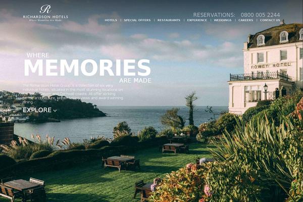 richardsonhotels.co.uk site used Theme-d