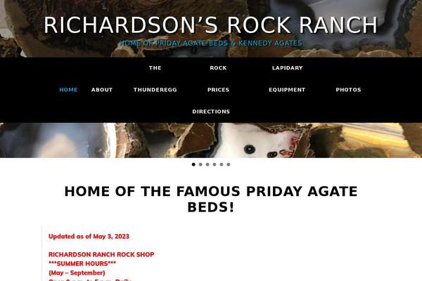 Generatepress_child theme site design template sample