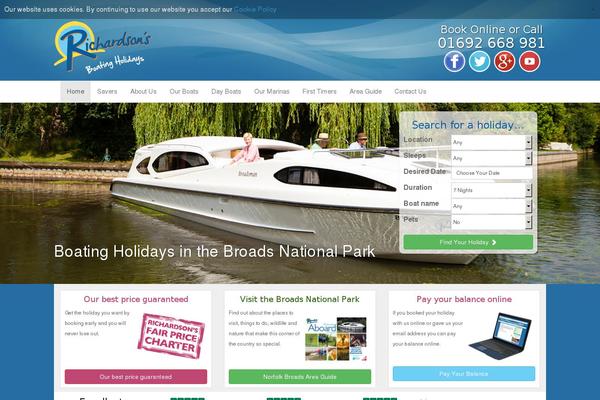richardsonsboatingholidays.co.uk site used Richardsons2021