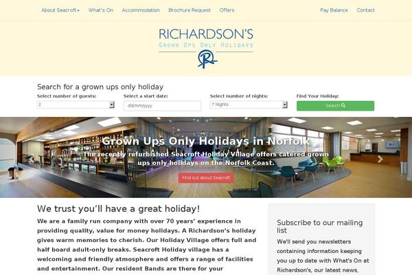 richardsonsholidayvillages.co.uk site used Richardsonsholidayvillages2016