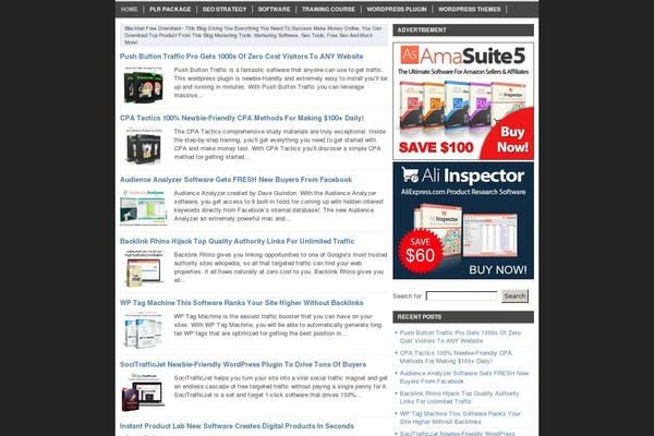 Site using Indeed-smart-popup plugin