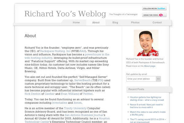 voidy theme site design template sample