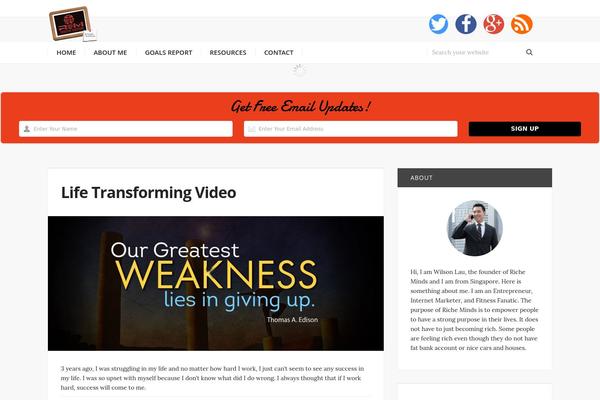 Site using Image Slider plugin