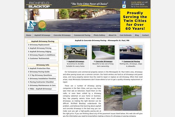 richfieldblacktop.com site used Blacktop