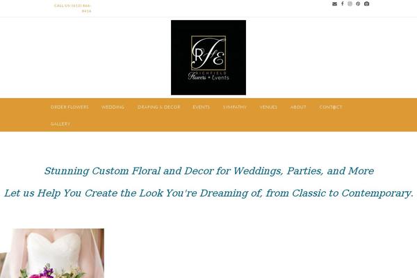 Panoramic theme site design template sample