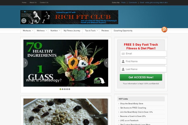 Fresh News theme site design template sample