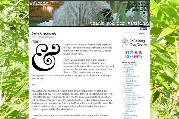 Twentyten-child theme site design template sample