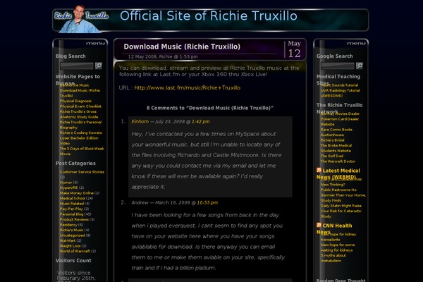 richietruxillo.com site used Nebula-10