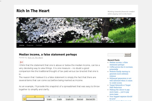 WordPress website example screenshot