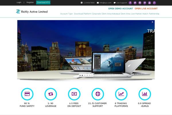 Site using Scroll Top and Bottom plugin