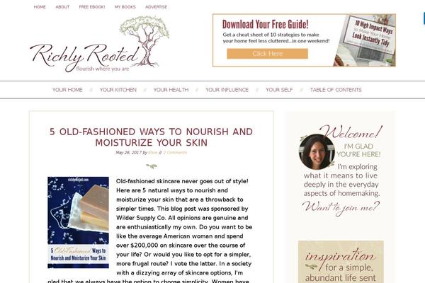 KadenceWP theme site design template sample