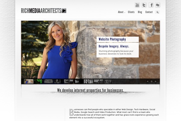 Site using jQuery Smooth Scroll plugin