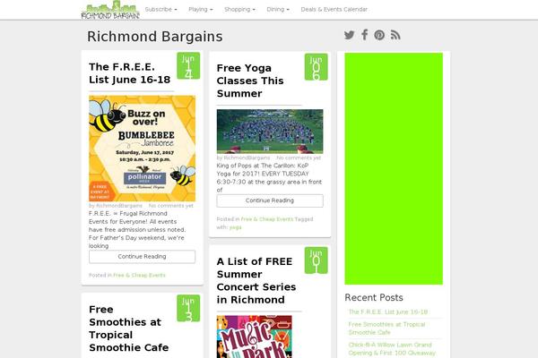Social Magazine theme site design template sample