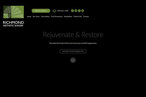 Ras theme site design template sample