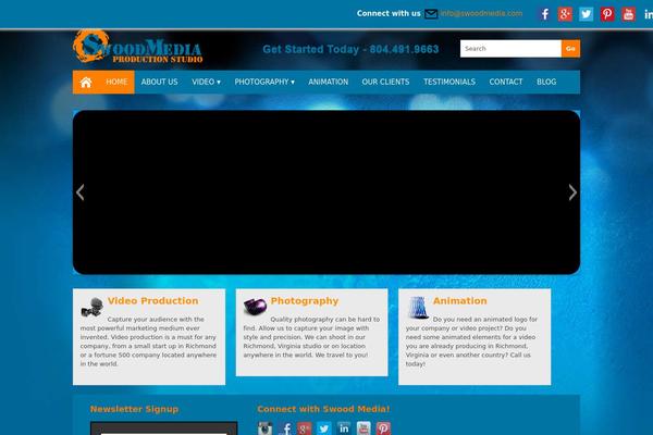 Silverscreen theme site design template sample