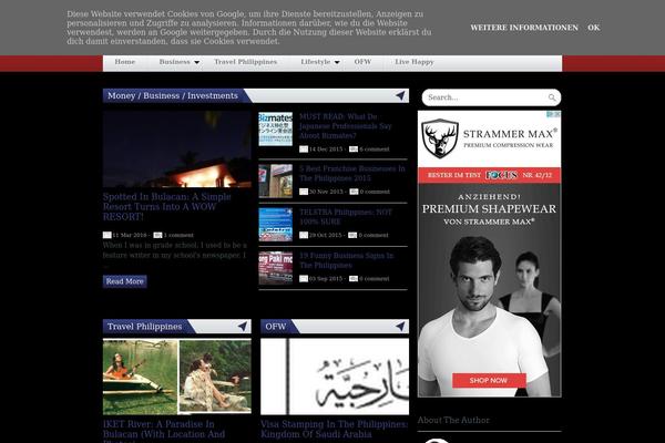GeoPlaces theme site design template sample