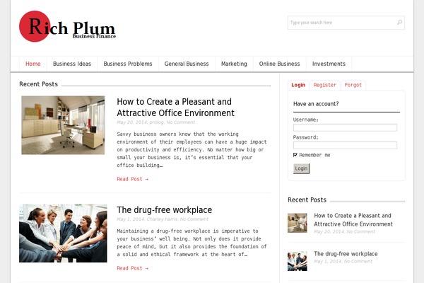Lightly theme site design template sample