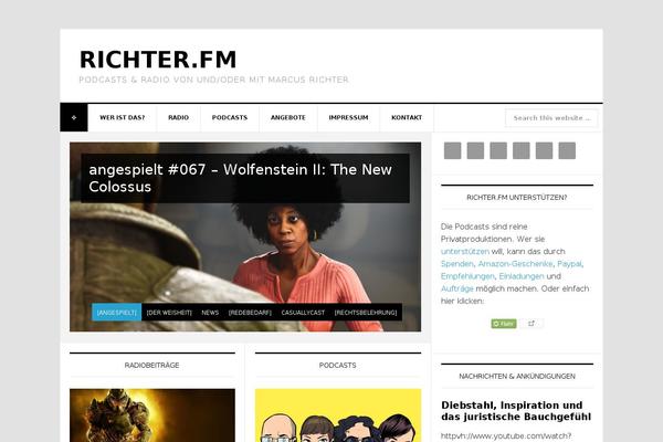 News Pro theme site design template sample