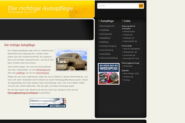 richtige-autopflege.de site used Fluidyellowblack