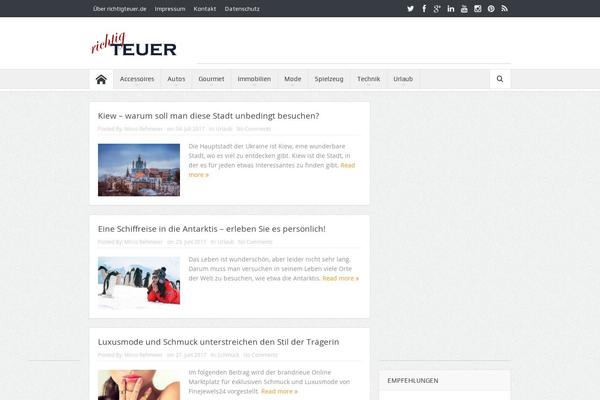 Goodnews 5.5 theme site design template sample