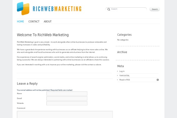 richwebmarketing.co.uk site used Delicate