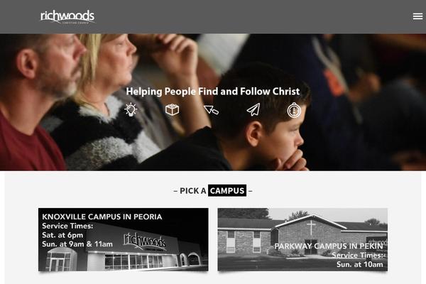 Identity theme site design template sample