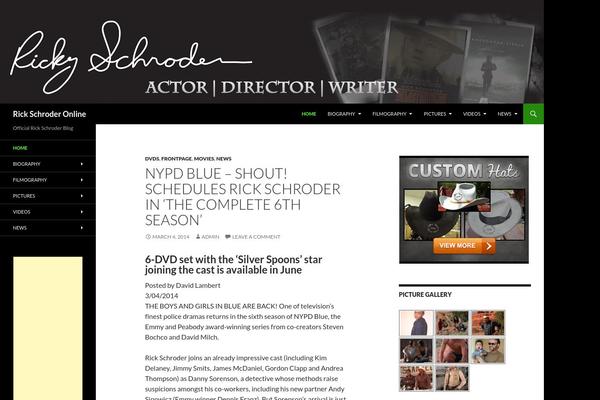 Kirigami theme site design template sample