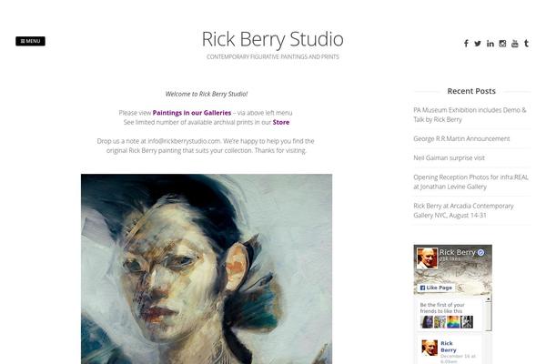 Gridsby theme site design template sample