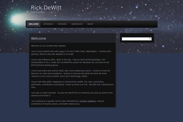Parament theme site design template sample