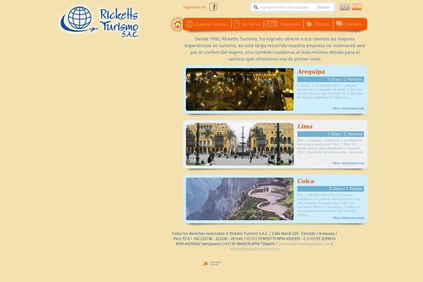 rickettsturismo.com site used Ricketts
